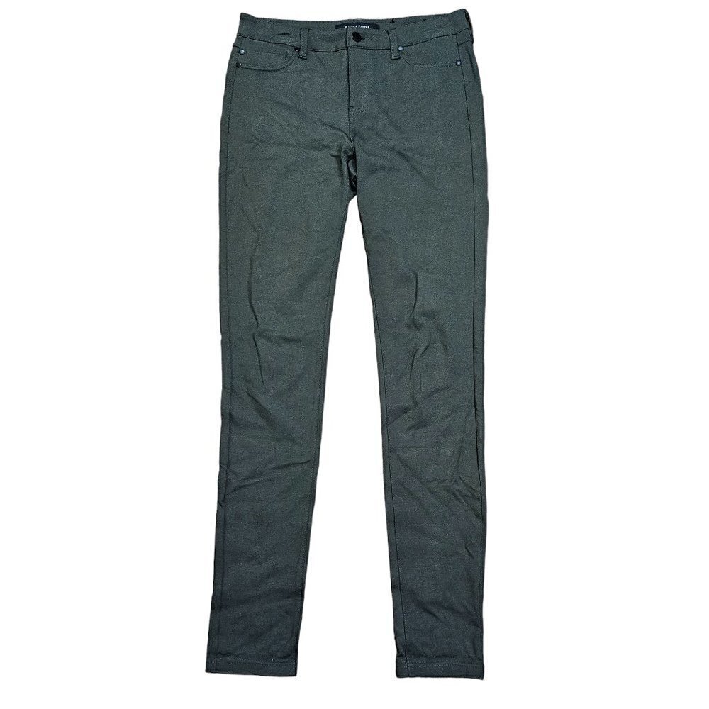 Liverpool Skinny Pants Womens Black Olive Green Stretch Womens Size 6/28